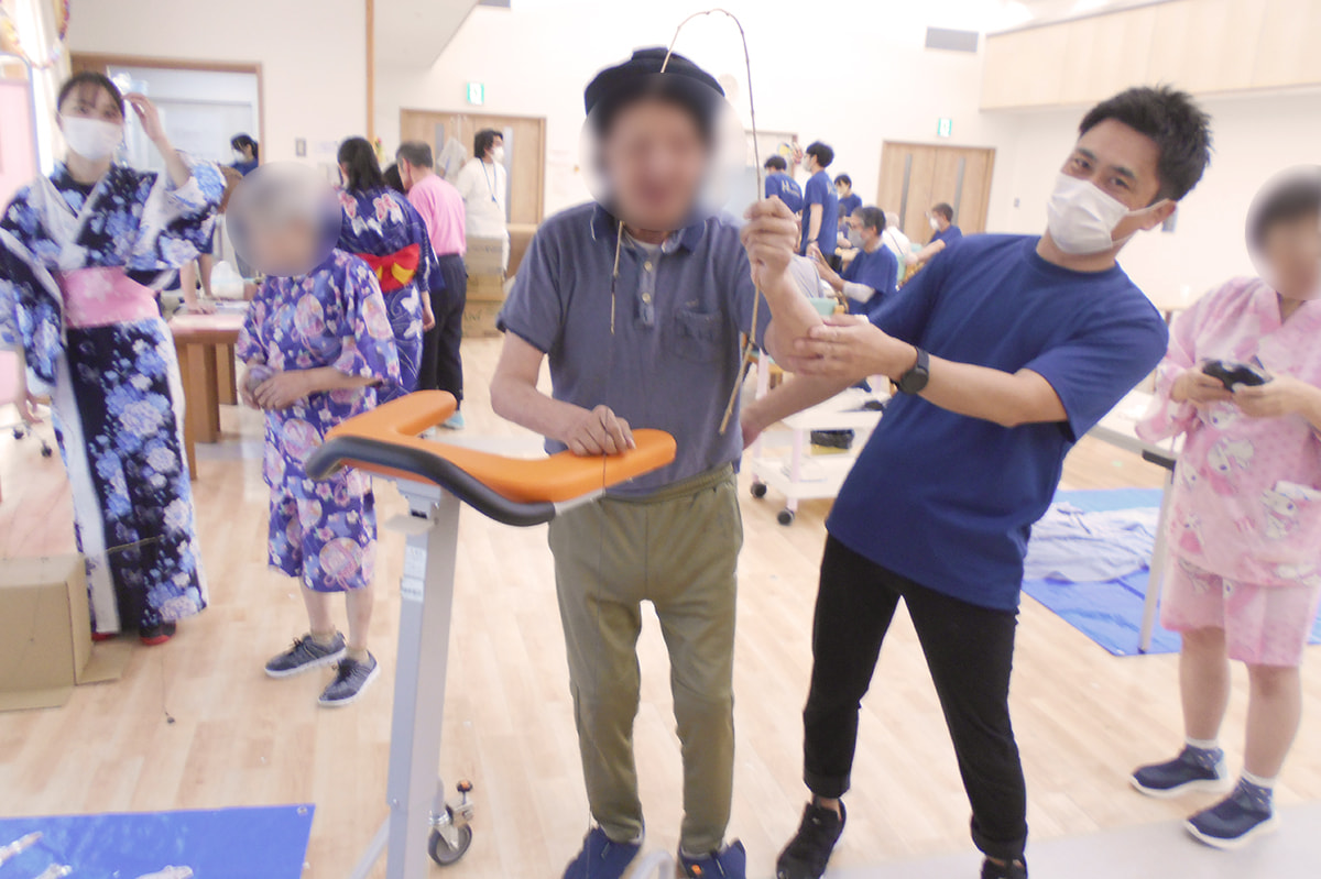 レクリエーションをするdaiさん