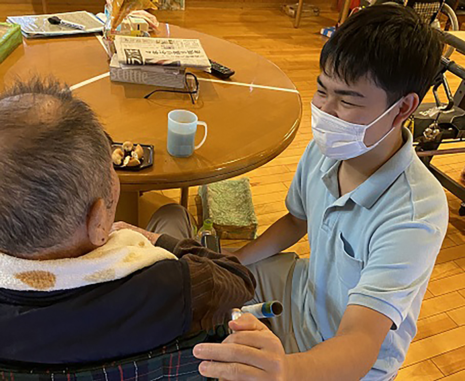 水野さんと利用者さん