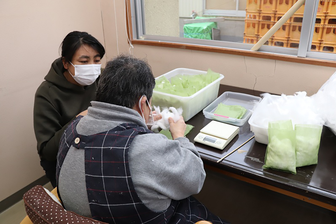佐藤さんと利用者さん